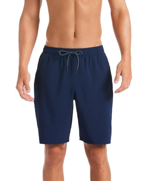 navy nike swim shorts