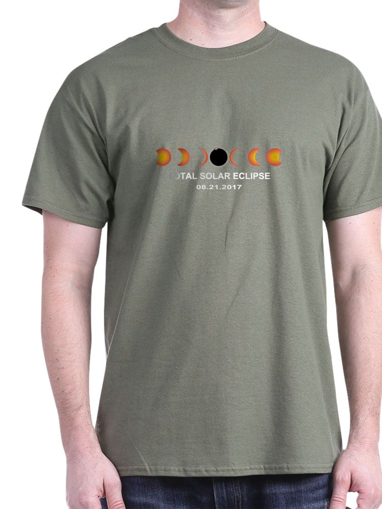 CafePress - Total Solar Eclipse 2017 Dark T Shirt - 100% Cotton T-Shirt ...
