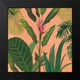 thumbnail image 2 of Schlabach, Sue 15x15 Black Modern Framed Museum Art Print Titled - Dramatic Tropical II Boho, 2 of 5