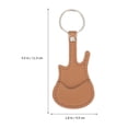 thumbnail image 2 of WEUVEB Lightweight PU Guitar Picks Storage Holder with Keychain Keeps Guitar Picks Safe and Organized, 2 of 8