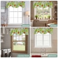 thumbnail image 6 of Tie Up Valances for Windows, Green Balls Adjustable Valance Curtains Window Treatment for Living Room, Baseball Tennis Basketball Football Rod Pocket Kitchen Curtains & Drapes 42x18 Inch, 6 of 9