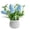Sky Blue, variant on Artificial Easter Egg Planter Mini Decorative Potted Plant for Home Desk Shelf Spring Seasonal Table Decor