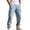 Light Blue, variant on Kixjoy Brown Mens Cargo Pants Lounge Big and Tall Cargo Pant Straight Leg Drawstring Baggy Sweatpant Work Lightweight Joggers for Men with Pockets, Khaki S