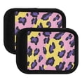 thumbnail image 6 of Luggage Handle Wrap for Suitcase 4 Pack Luggage Tag Identifiers for Travel Accessories Yellow Purple Leopard, 6 of 6