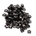 thumbnail image 4 of 5x 100 Sets Pyramid Studs Spots Punk Spikes para Manualidades DIY Bronce Negro - Negro, Individual, 4 of 6