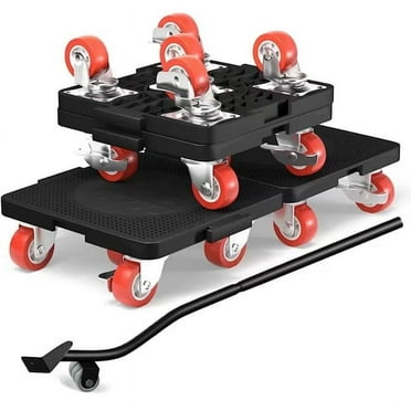 Heavy Furniture Mover Dolly Set with Lifter, 360° Rotation 5-Wheel Furniture Dollies, 400kg/800Lbs Capacity Heavy Stuff Moving Tool Set