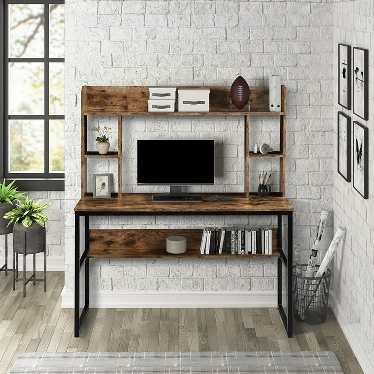 Country style computer desk discount