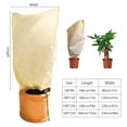 thumbnail image 5 of HOTBEST Plant Freeze Cover, Plant Covers Freeze Protection Winter Frost Protection Cover Bags Garden Plant Warming Jackets with Drawstring and Zipper for Frost Outdoor Plants (70.9*47in), 5 of 9