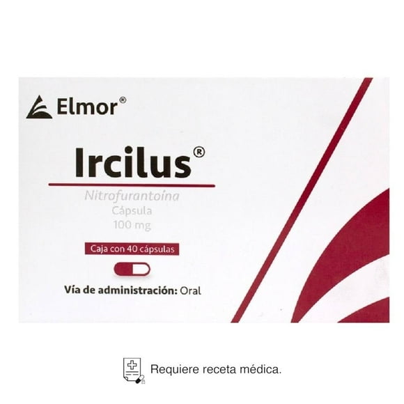 Ircilus Elmor Nitrofurantoína 100 mg 40 cápsulas