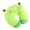 Frog, variant on Animal Travel Neck PP Cotton Pillow Soft U Shaped Car Head Rest Toy Cushion Tiger (10 x 11 in / 26 x 28 cm)