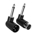 thumbnail image 3 of Xlr 3 pin hembra macho a 1/4 "6.35 mm Adaptador enchufe y reproduce conector XLR para mezcladores, 3 of 9