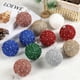 thumbnail image 5 of Adornos de bolas navideñas Naiovety 6 piezas espuma verdes claros, 5 of 6