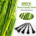 thumbnail image 3 of FINGER TEN Golf Tees Wood 3 1/4 2 3/4 Inch Wooden Bamboo 50/120 Count, Durable Biodegradable Colored Bulk Tee 70mm 83mm, 3 of 8