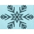 thumbnail image 1 of Ahgly Company Indoor Rectangle Patterned Deep-Sea Green Area Rugs, 8' x 12', 1 of 1