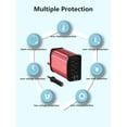 thumbnail image 6 of 300W Car Power Inverter with 65W USB-C and 3.0 USB Port - DC 12V to 110V AC Power inverters for Vehicles Converter Fast Charging Ports Car Charger Adapter (Red), 6 of 18