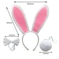 thumbnail image 3 of Kids Rabbit Costume Set Easter Animal Bunny Dress Up Outfits, 3 of 4