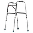 thumbnail image 1 of KFFKFF Collapsible Walker,Dual-Button Foldable Walkers with Eight-Stage Height Modification and Robust Handles, Featherweight Aluminum Ambulatory Aid for Seniors and Disabled, Supports up to 350 lbs, 1 of 9
