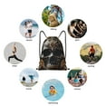 thumbnail image 7 of Japuie Gold Pattern Black Skull Print Drawstring Backpack,Drawstring Bags, Draw String Back Bag,Sport Gym Bag for Sports, Gym, Travel, Swimming, Beach -Small, 7 of 7
