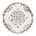 thumbnail image 3 of Unique Loom Parker Collection Area Rug - Kokulu (3' 3" Round Ivory/Beige), 3 of 7