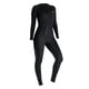 thumbnail image 3 of Traje de buceo Trajes de baño Traje de baño Cremallera Pieza Cuerpo Trajes de baño Traje de neopreno Mujer Negra, 3 of 7