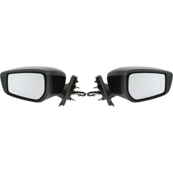 For Nissan Versa 2015 16 17 18 2019 Door Mirror Driver and Passenger Side | Pair | Power | Paint To Match | Sedan | Replacement For 96302-9KK1A, 96301-9KK1A | NI1320257, NI1321257