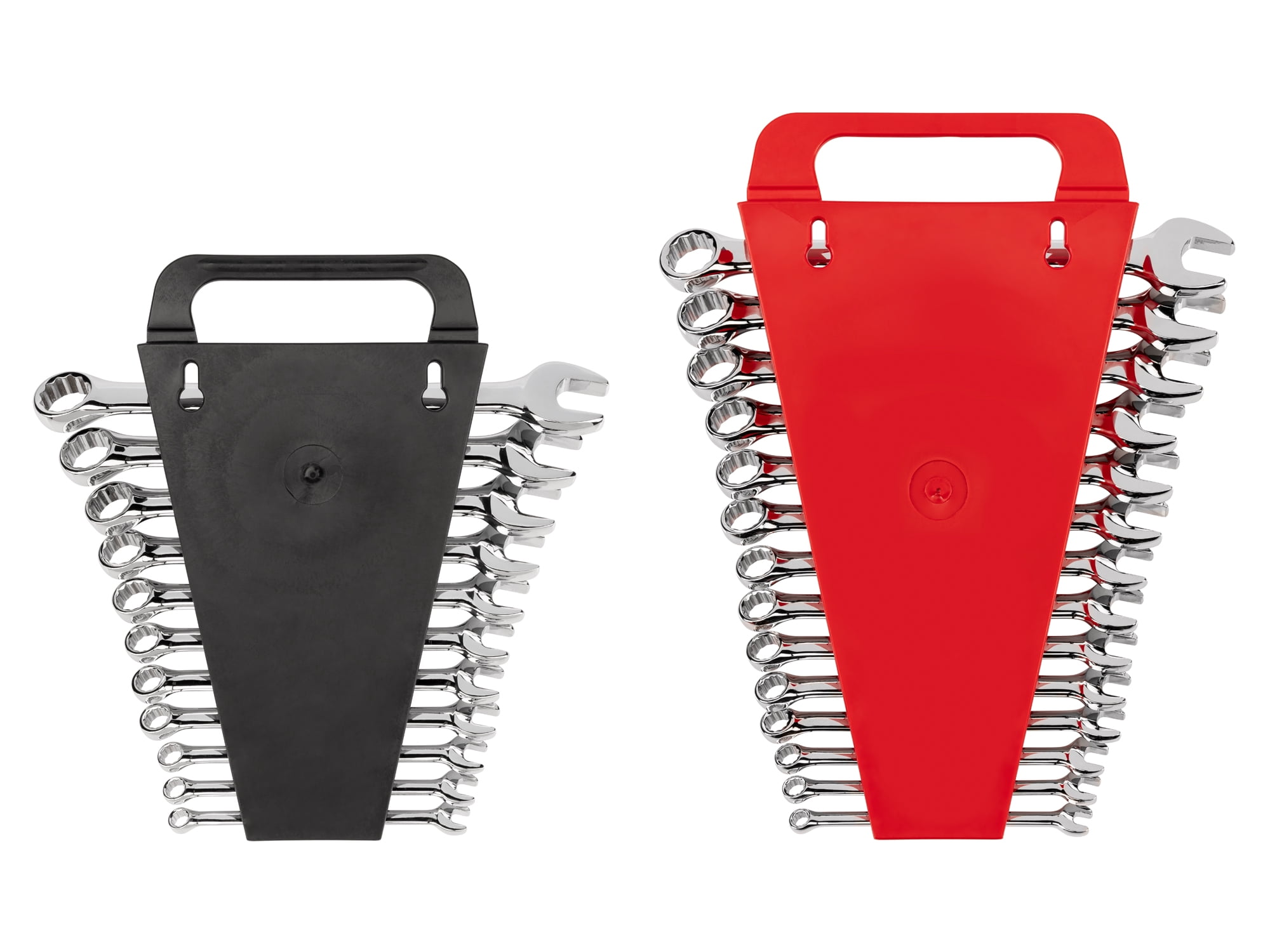 TEKTON Combination Wrench Set with Holders, 25-Piece (1/4-3/4 in., 6-19 mm) | WCB92301