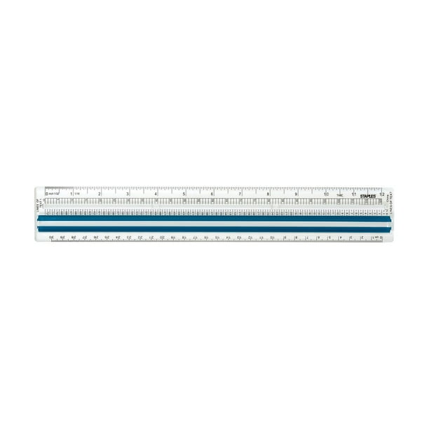 Staples 12" Data Processing Magnifying Plastic Ruler (51905) Walmart