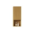 thumbnail image 6 of 35" Tall Bathroom Wall Mounted Cabinet, Narrow Storage Cabinet with Door and Shelves, Suitable for Small Spaces, Applicable to Bathroom, Living Rooms and Laundry, Corolla Oak Woodgrain Color, 6 of 6