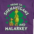 thumbnail image 2 of Dr. Suess - The Grinch - Prone To Shenanigans Malarkey - St Patrick's Day - Men's Short Sleeve Graphic T-Shirt, 2 of 4