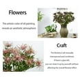 thumbnail image 6 of CreativeArrowy Artificial Plant Simulation Flowers Show Window 3pcs 65cm Home Decoration Party Supply Fake Eryngium, 6 of 15