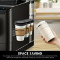 thumbnail image 5 of Adjustable Carbon Steel Magnetic Cup Holder Space Saving Refrigerator Tumbler Rack With Lid Organizer for Kitchen Fridge, 5 of 10