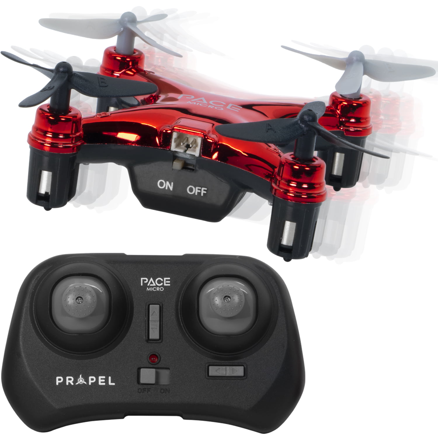 NEW Atom 1.0 Micro Drone Indoor/Outdoor Wireless Quadrocopter Red 