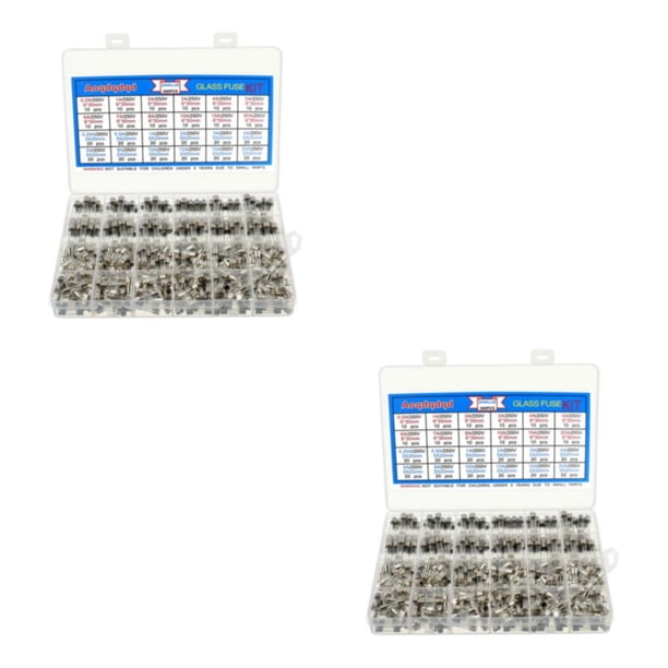 Caja de fusibles Cateissary 360x 2piezas con fusible de vidrio duradero