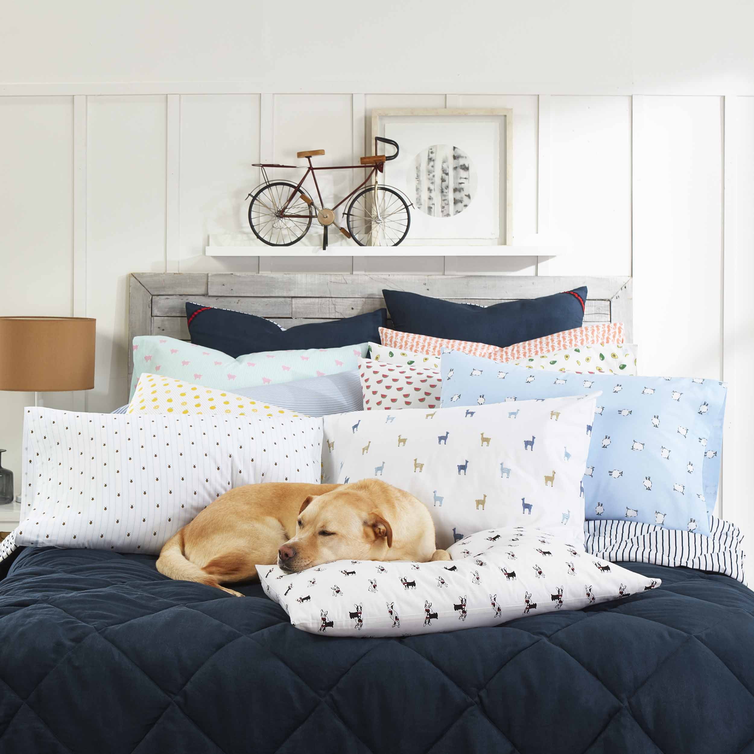 Poppy & Fritz Frenchie Sheet Set, Full