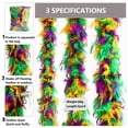 thumbnail image 3 of Head Scarf for Women 2 Yards 60g Colorful Tinsel for DIY Party Decor Festival Outfits Black, 3 of 4
