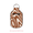 Brown/White, variant on Twisted Zebra Hand Sanitizer Holder