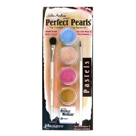 Ranger Perfect Pearls Complete Embellishing Pigment Kit, Pastels
