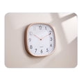 thumbnail image 4 of Reloj de pared Digital grande Cateissary para dormitorio Blanco 12 pulgadas, 4 of 6