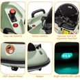 thumbnail image 3 of NEILA 12V Kids Ride on Bumper Car 360° Spin Battery Powered Electric Fun Toys with Remote Control  , LED Lights , Safety Belt , Music , 2 Driving Modes for Toddlers Boys and Girls (Green), 3 of 7