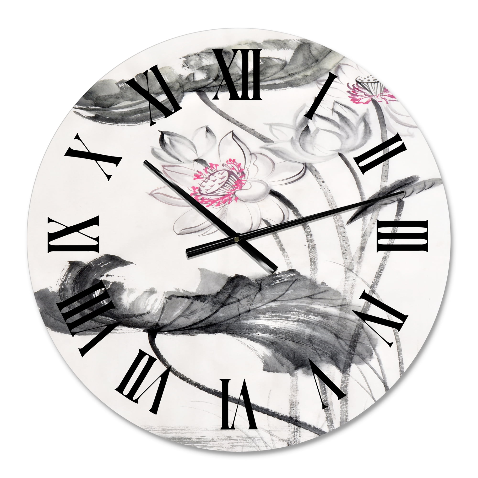Designart 1 in Quartz Farmhouse Wall Clock