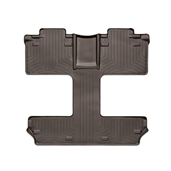 WeatherTech Custom Fit FloorLiners compatible with 2013-2020 Toyota Sienna - One piece - 2nd and 3rd row coverage, Cocoa