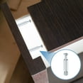 thumbnail image 6 of Uxcell 30Pcs 32mm Furniture Connecting Fittings, Thread Bolts Dowels Screws, Silver, 6 of 7