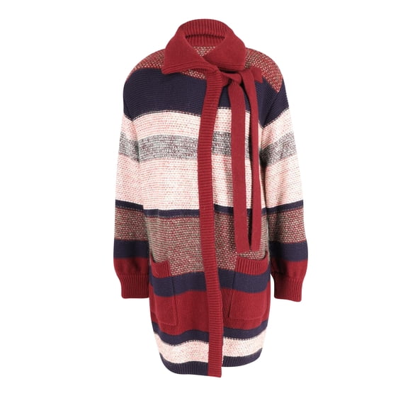 Pre-Owned Chloe Striped Cardigan in Multicolor Mohair