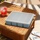 thumbnail image 5 of Molde de silicona para cubitos de hielo grandes con tapa, 17,3 x 14,3 x 5 cm, apto para alimentos, para congelador o refrigerador, 1 unidad, gris Rkxzt, 5 of 8