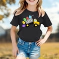 thumbnail image 2 of Girls Tshirts Packs Size 10-12 Graphic Short Sleeve Blouse Tops Pull-On Cute Back To School Shirts Girls Birthday Casual Summer Tops, 2 of 5