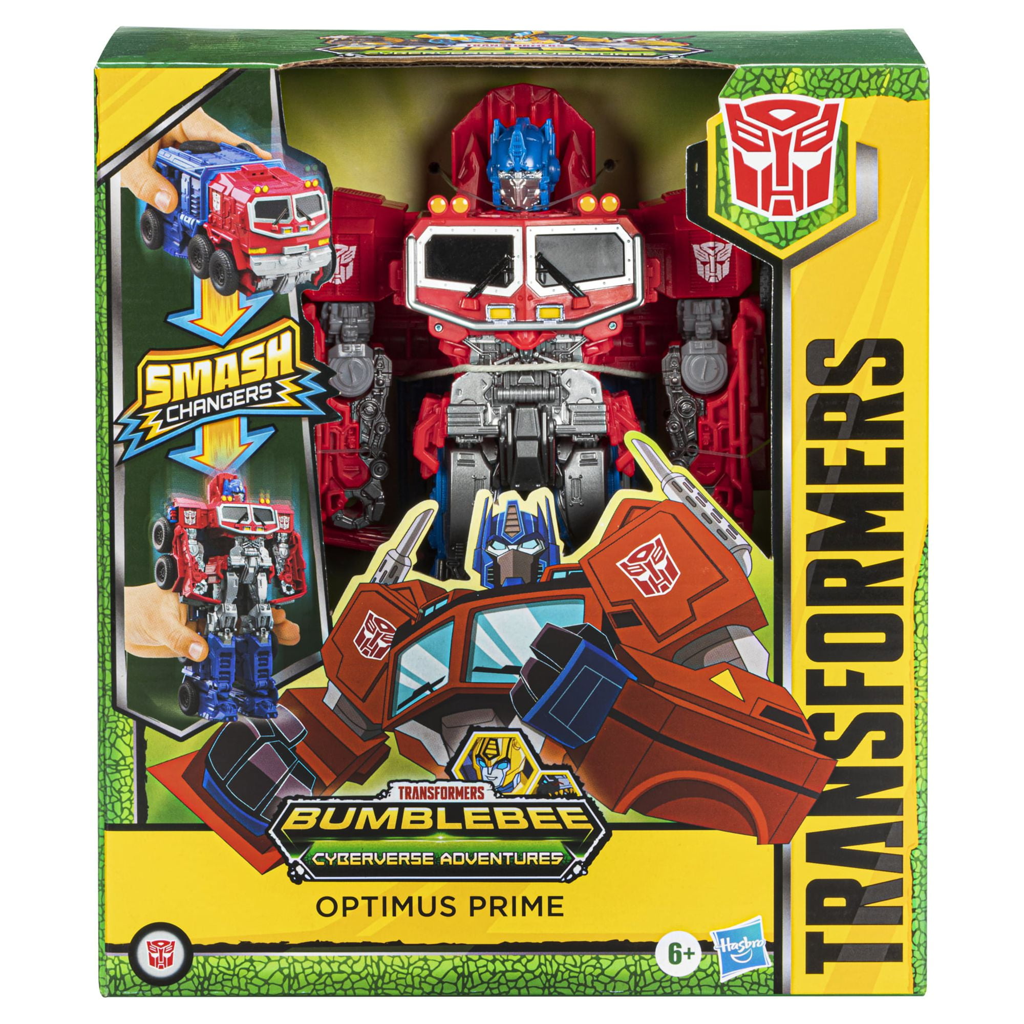 Transformers: Bumblebee Cyberverse Adventures Optimus Prime Kids Toy Action  Figure for Boys and Girls (9”) 