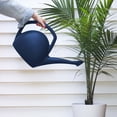 thumbnail image 4 of Bloem Rhino 2 Gallon (256 Fl Oz) Plastic Watering Can for Indoor/Outdoor Use, Navy, 4 of 4