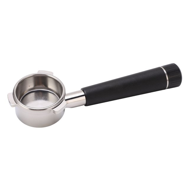54mm Coffee Portafilter, Wear Resistant Oxidation Resistant Coffee Portafilter Aluminum Alloy Monolayer For Coffee Making Machine Black,White,Silver