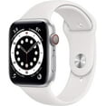 thumbnail image 1 of Restored Apple Watch Series 6 44mm WiFi Only Silver Smart Watch (Refurbished), 1 of 1
