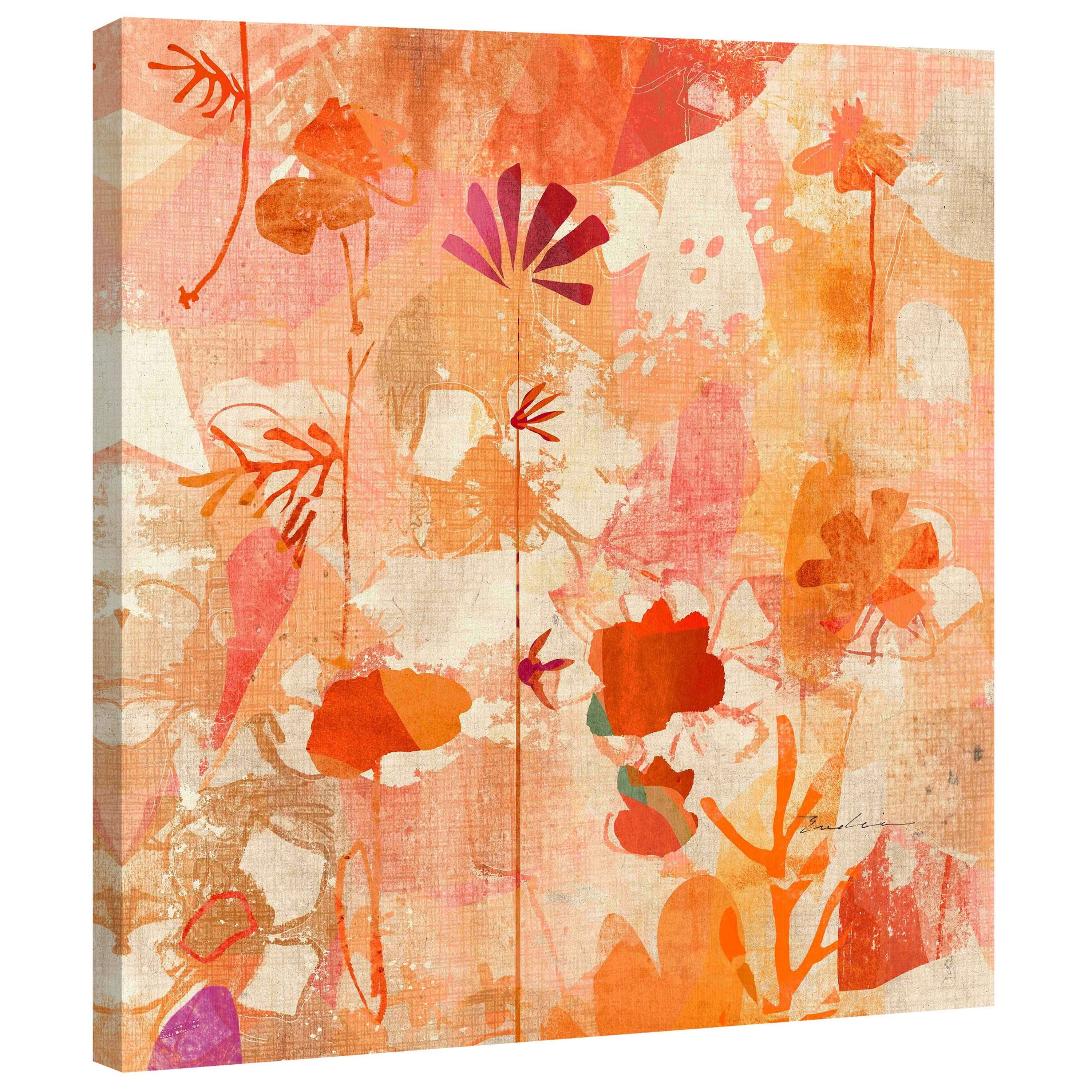"Summer Sun Is Faint" Painting Print on Wrapped Canvas